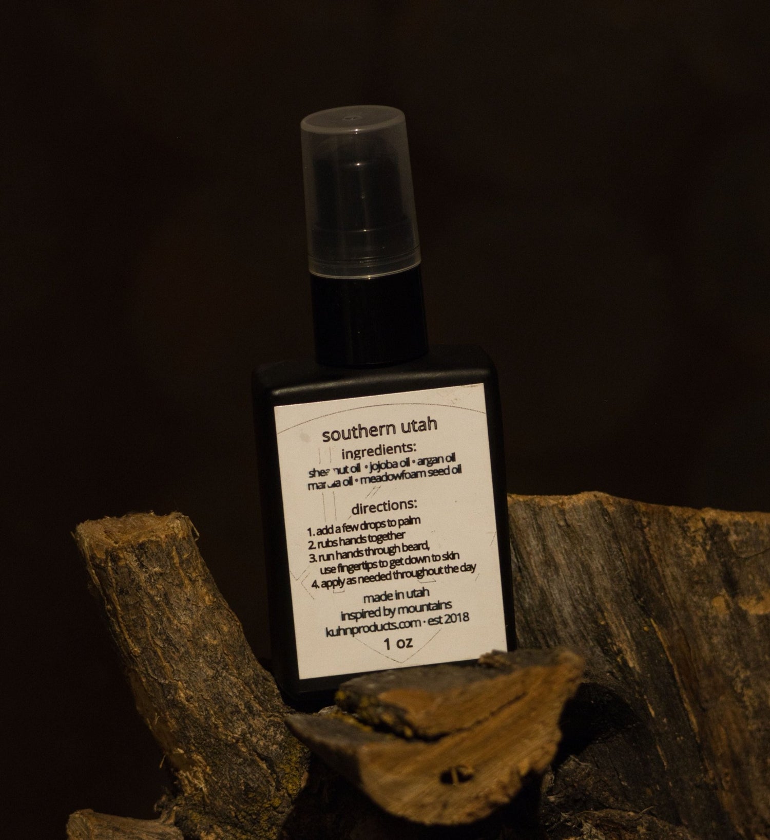 All Natual Beard Oil | 1oz | Pump Top - Kühn - Products For Men
