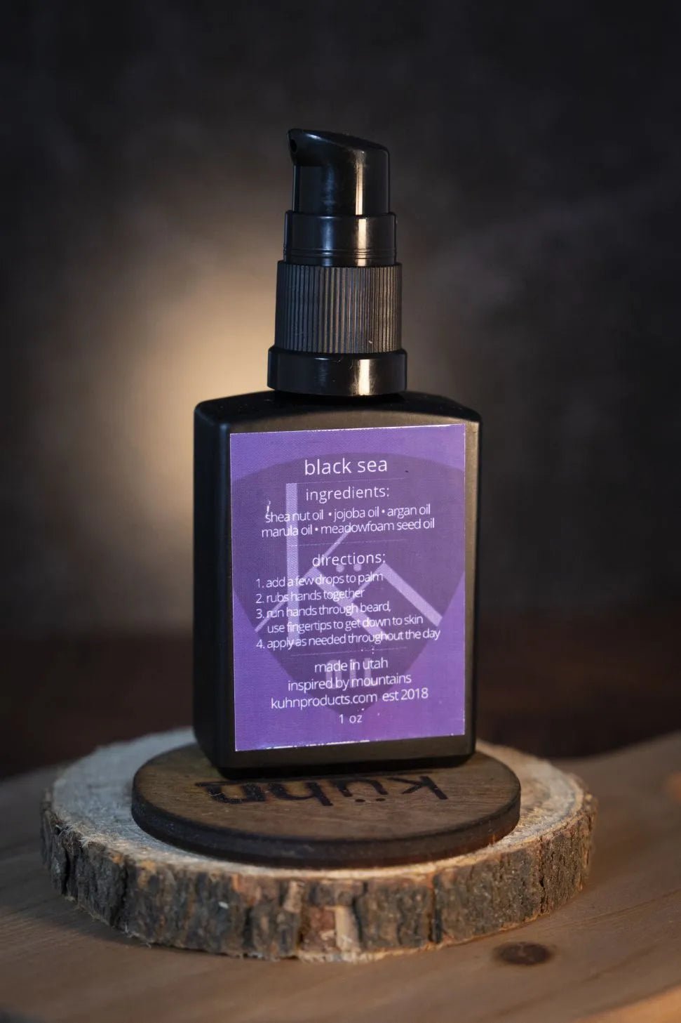 All Natual Beard Oil | 1oz | Pump Top - Kühn - Products For Men