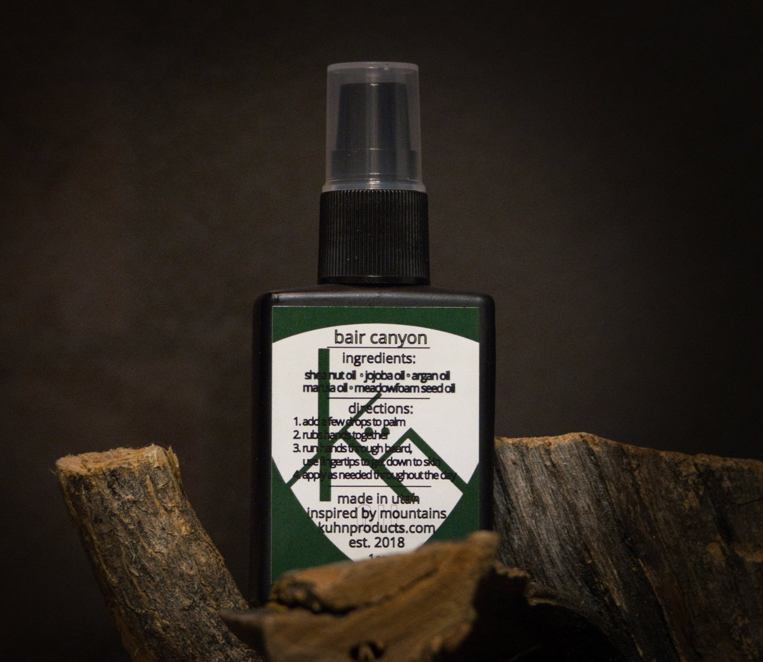 All Natual Beard Oil | 1oz | Pump Top - Kühn - Products For Men