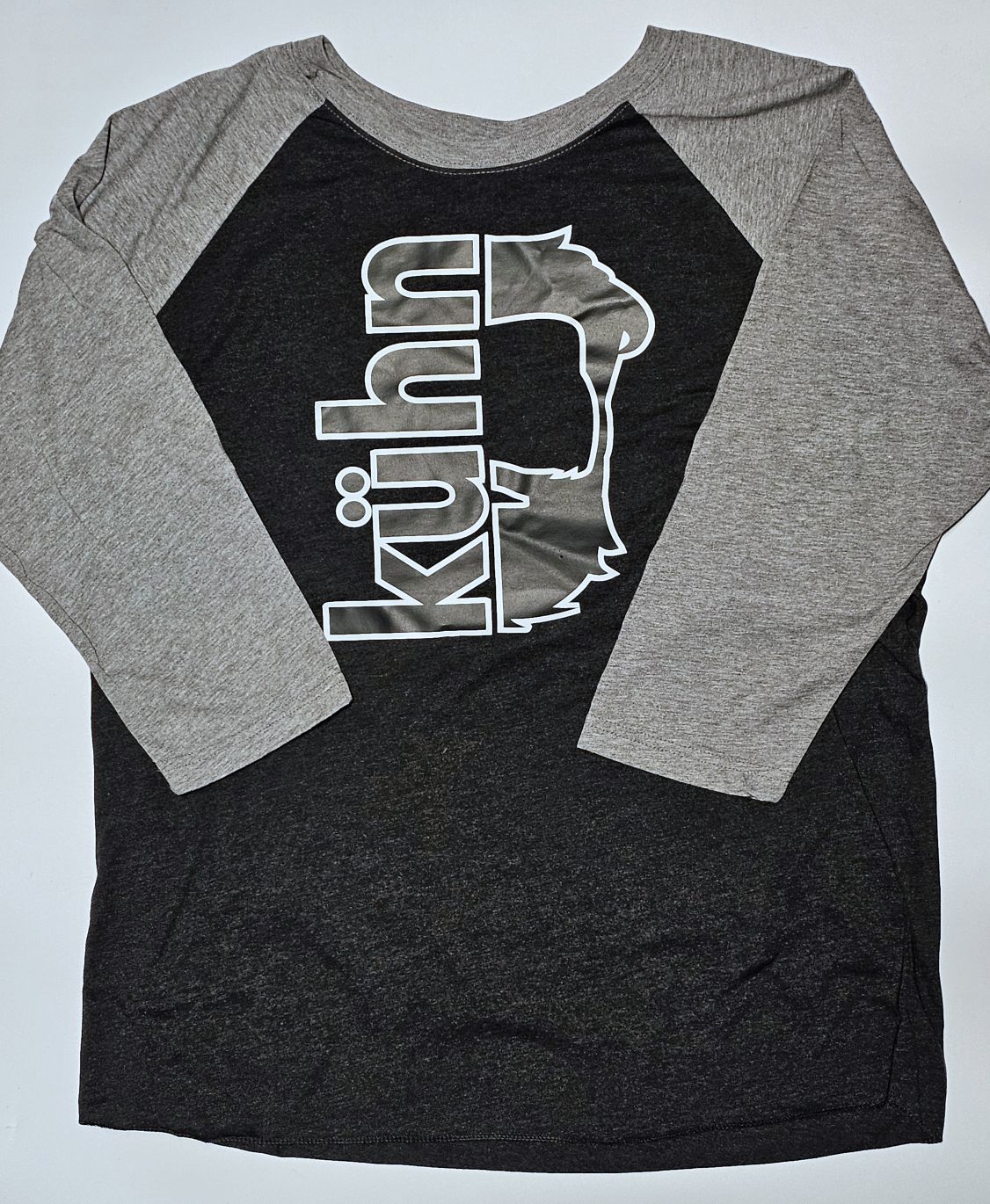 Tri - blend Three - Quarter Sleeve Baseball Raglan T-Shirt - Kühn - Products For Men