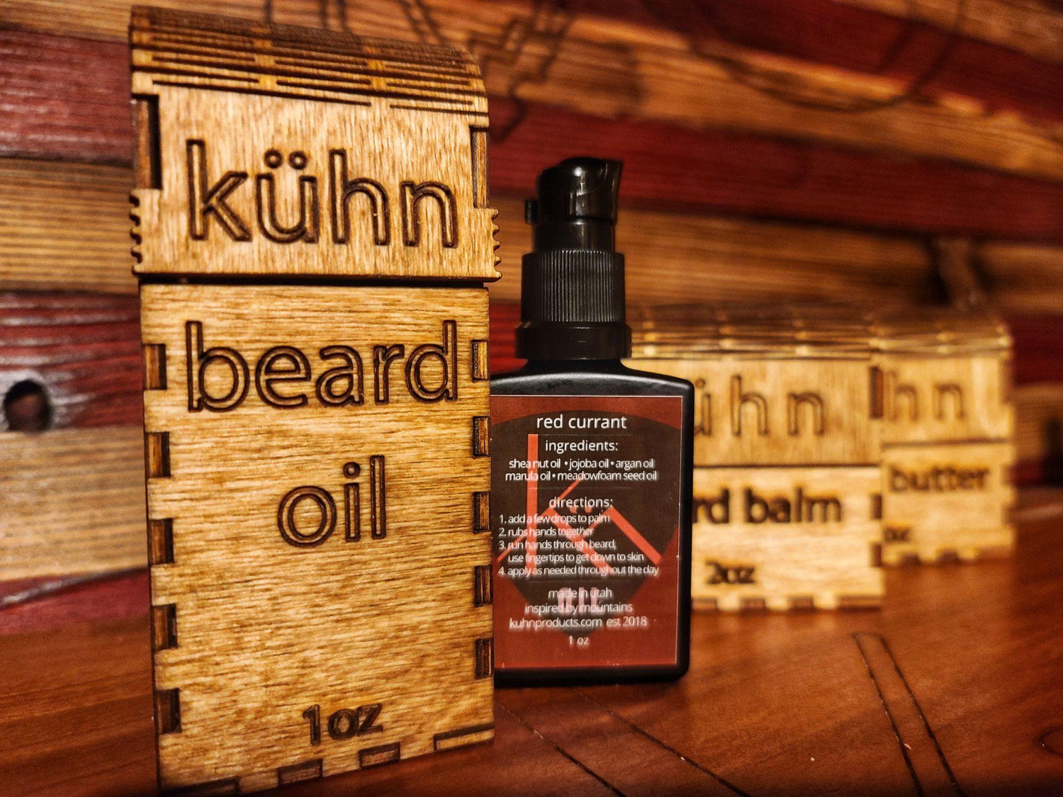 NEW Red Currant Oil/Balm/Butter - Kühn - Products For Men