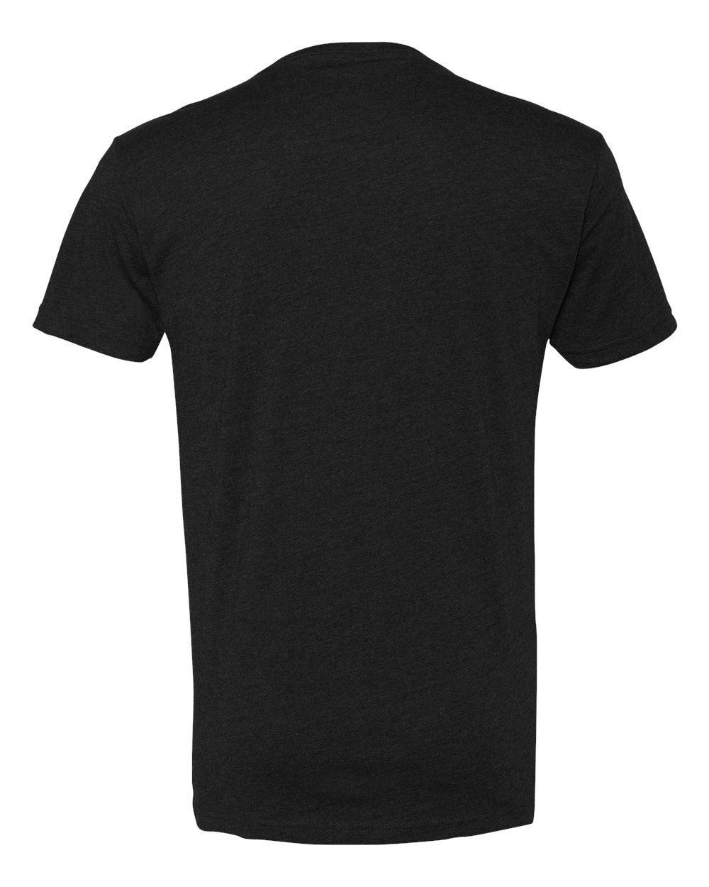 CVC_V-Neck_T-Shirt_Rear View Black