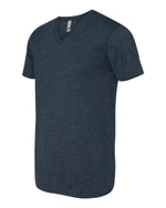 Load image into Gallery viewer, CVC V-Neck T-Shirt  Side View
