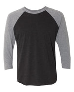 Load image into Gallery viewer, Tri-blend Three-Quarter Sleeve Baseball Raglan T-Shirt by kuhn products
