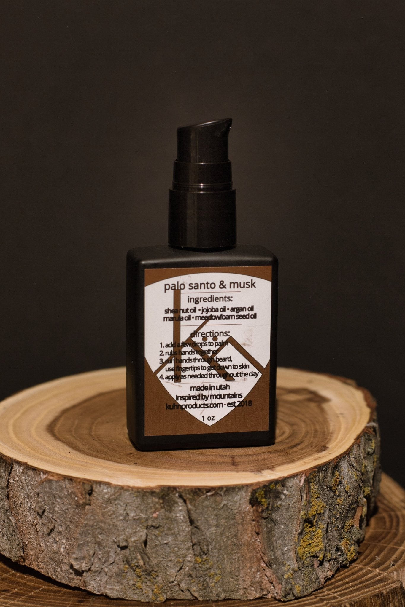 All Natual Beard Oil | 1oz | Pump Top - Kühn - Products For Men