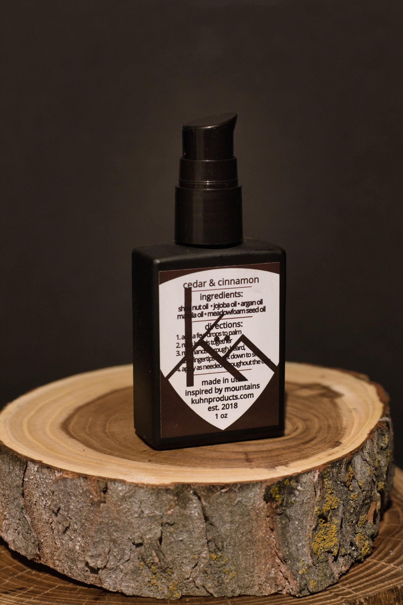 All Natual Beard Oil | 1oz | Pump Top - Kühn - Products For Men