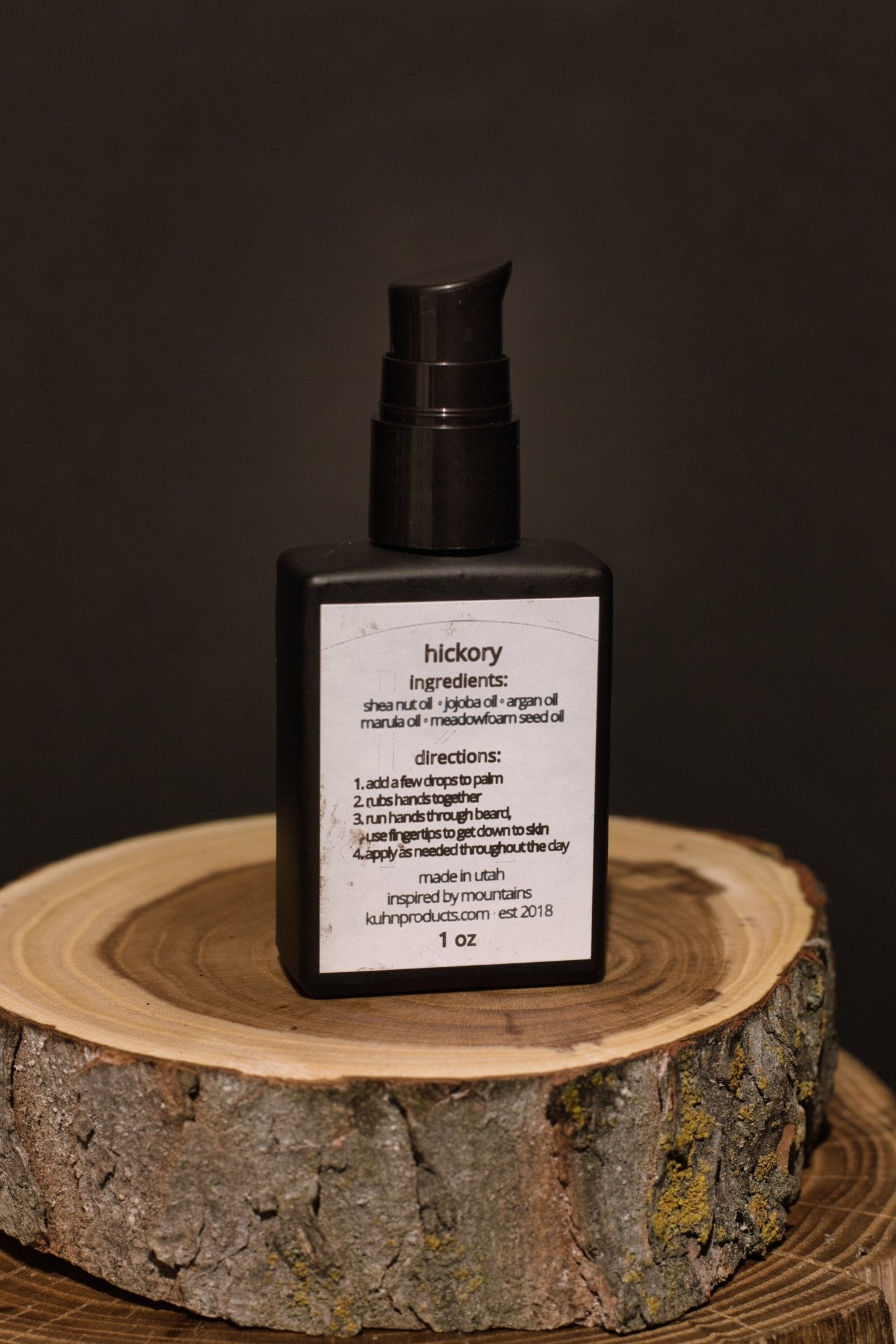 All Natual Beard Oil | 1oz | Pump Top - Kühn - Products For Men