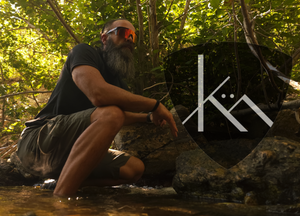 kuhn beard products logo with Chris Grimm