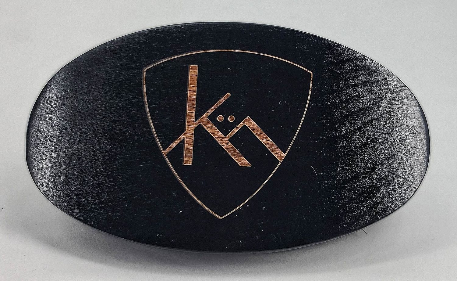 (NEW) kühn boars hair black beard brush.