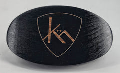 (NEW) kühn boars hair black beard brush.