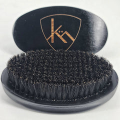 (NEW) kühn boars hair black beard brush.