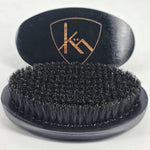 Load image into Gallery viewer, (NEW) kühn boars hair black beard brush.
