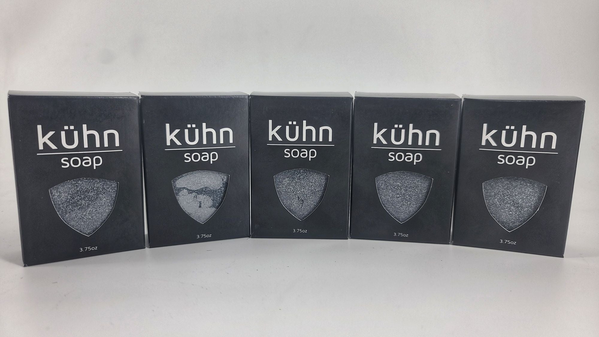 5 pack gift set - charcoal and clay soap.