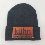 Load image into Gallery viewer, Cuffed Beanie with Leather Patch
