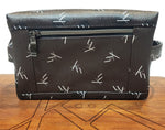 Load image into Gallery viewer, Toiletry bag dopp kit from kühn products dark brown with white logo.

