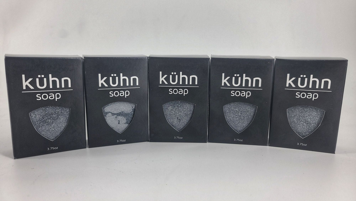 5 pack gift set - charcoal and clay soap - Kühn - Products For Men