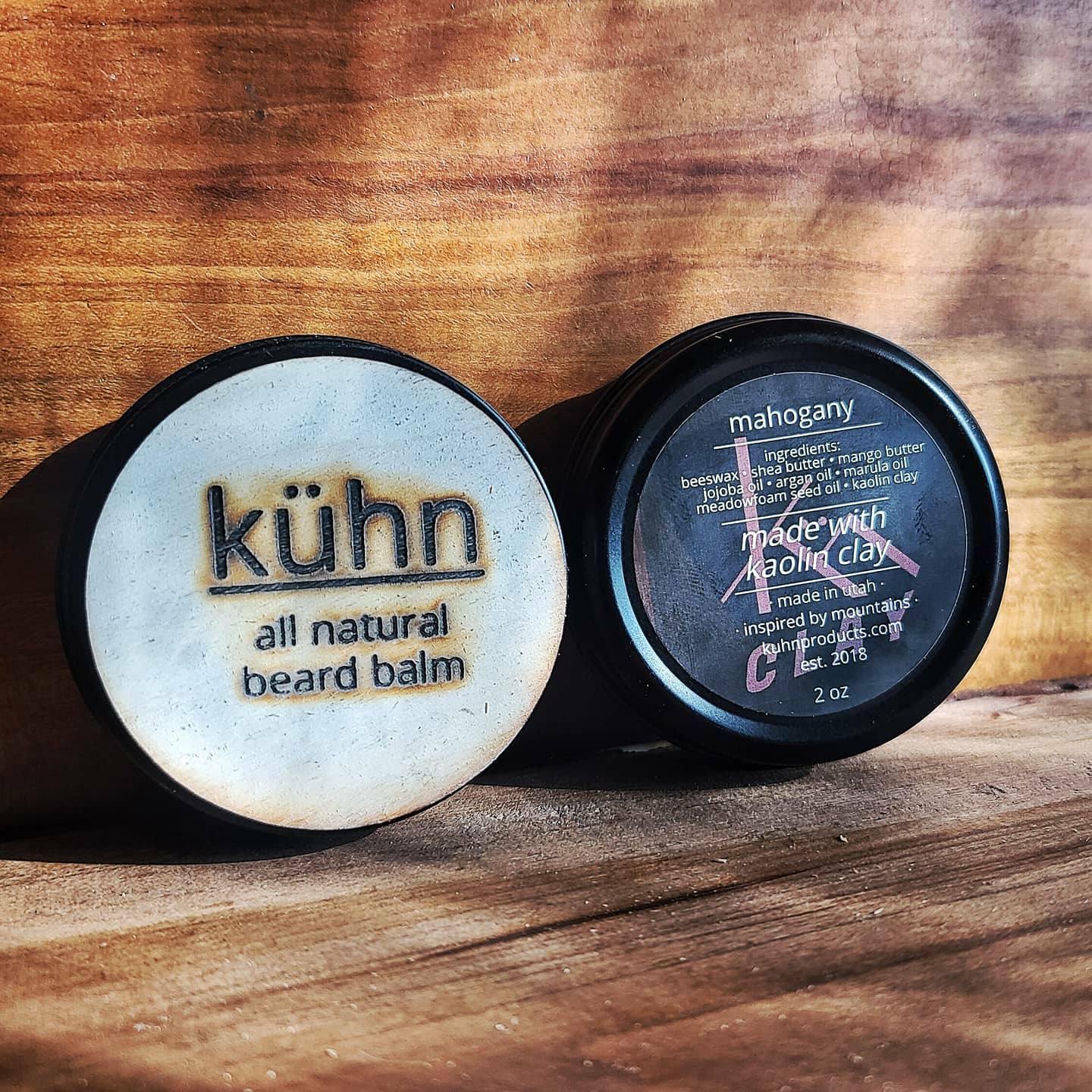 Beard Balm with Kaolin Clay by Kühn Products | 2 oz All Natural - Kühn - Products For Men