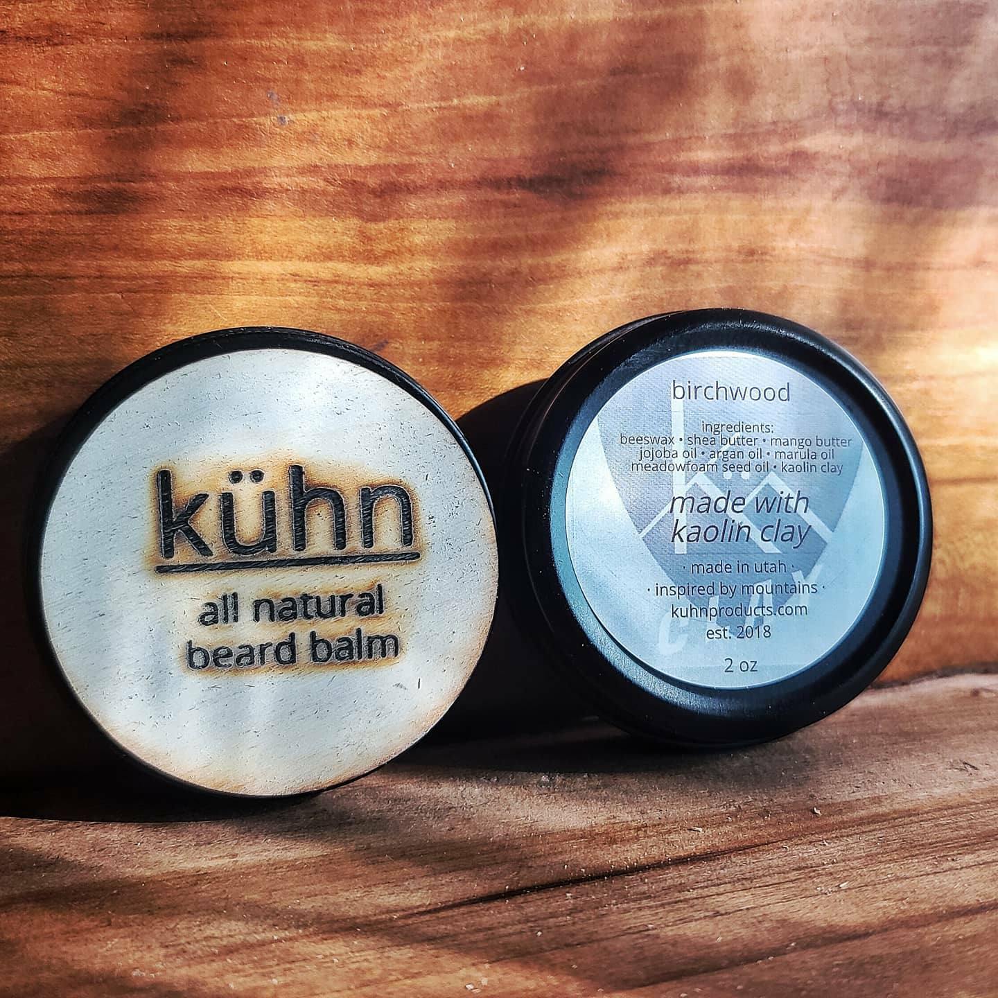 Beard Balm with Kaolin Clay by Kühn Products | 2 oz All Natural - Kühn - Products For Men