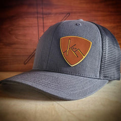 Hats | Snapback Trucker | Charcoal/Black - Kühn - Products For Men