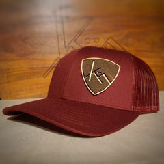 Hats | Snapback Trucker | Cranberry - Kühn - Products For Men