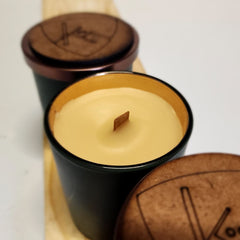 Pure Beeswax Candle 8oz | Applewood Scented - Kühn - Products For Men